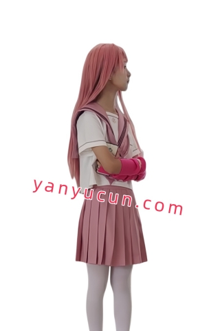 JQY-147粉色JK白裤袜白内